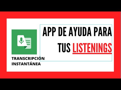 Nueva app transcribe audios en ingl&eacute;s &iexcl;Ahorrar&aacute;s tiempo!